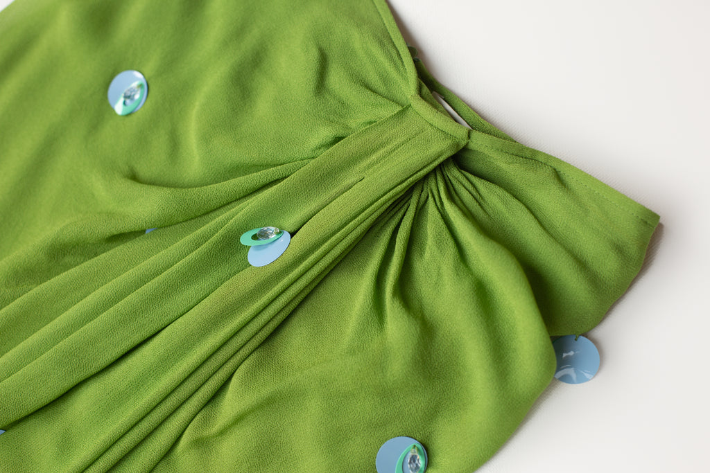 Feeling Lost Skirt Lime Verde