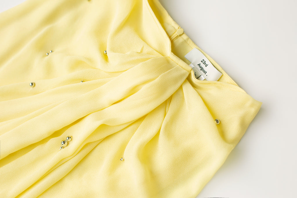 Feeling Lost Skirt Butter Yellow