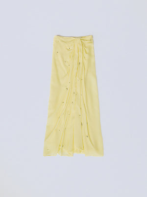 Feeling Lost Skirt Butter Yellow