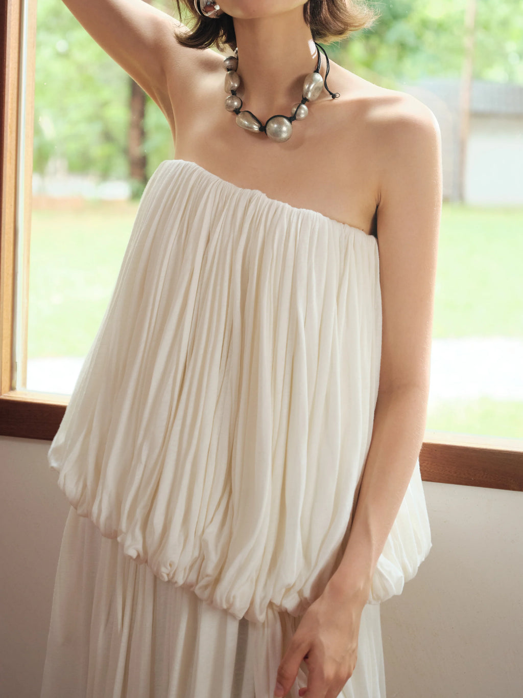 Here With Me Top Soft Chalk White