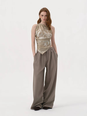 Zelda Pants Taupe Grey