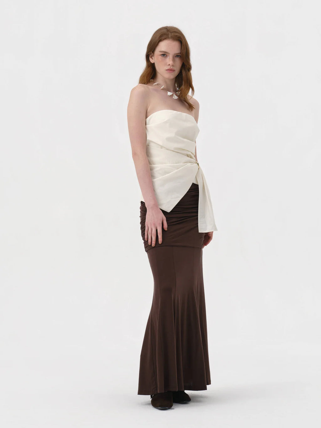 Veneta Bustier Top Ivory