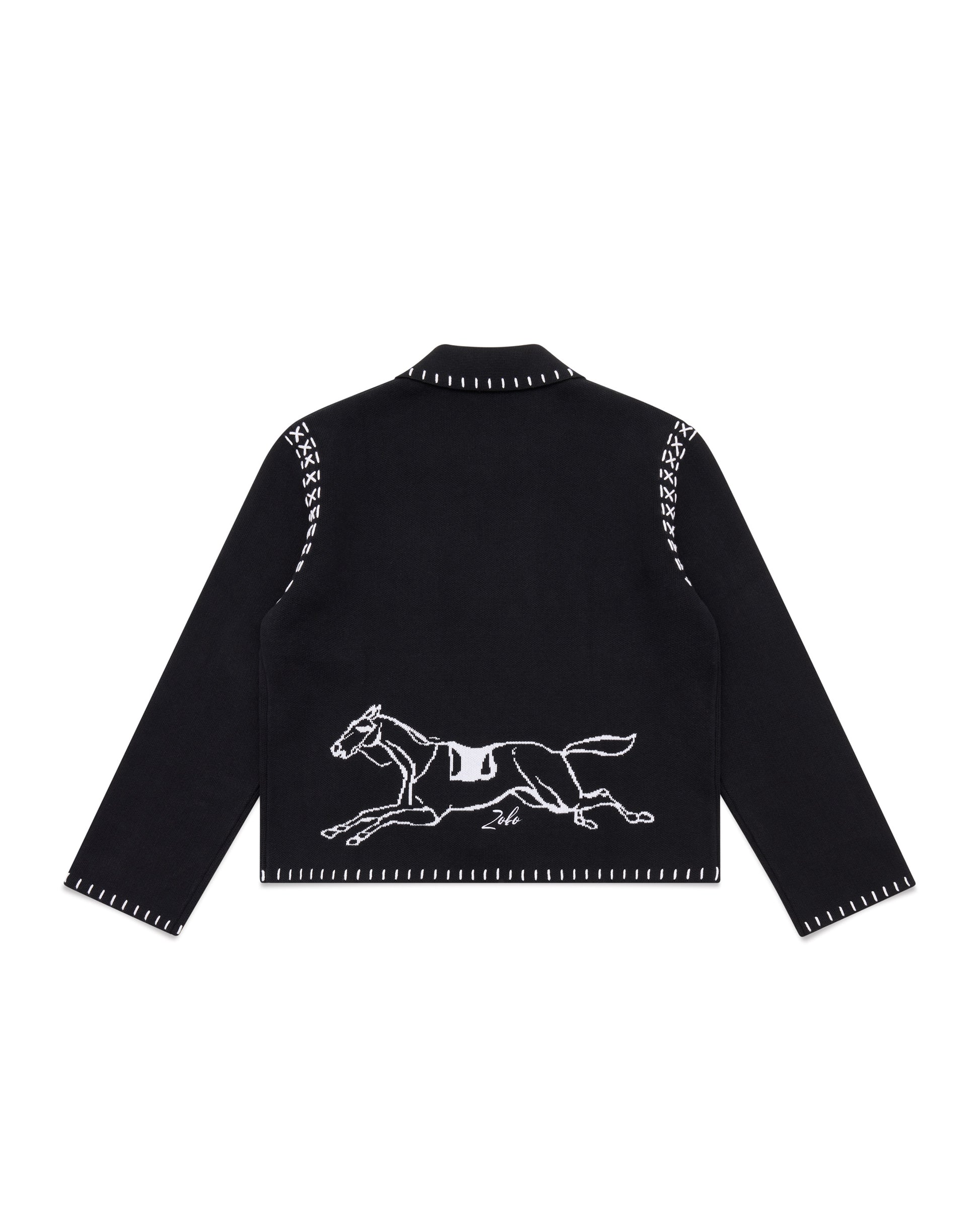 Black Stallion Cavalier Knit Jacket