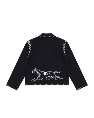 Black Stallion Knit Jacket
