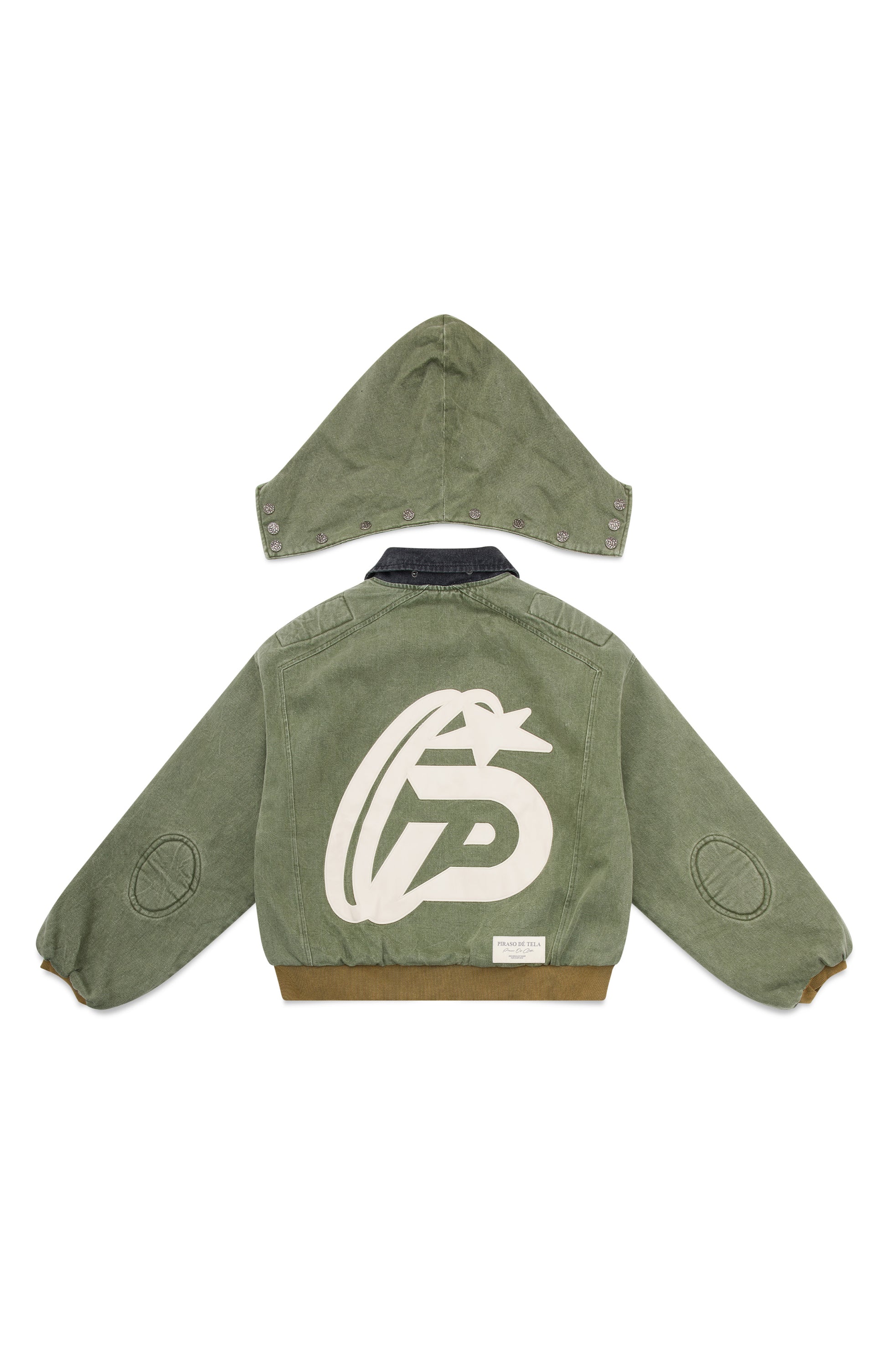 Buckle Worm Denim Jacket