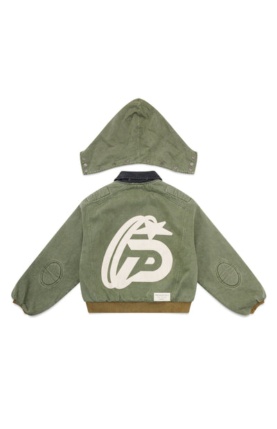 Buckle Worm Denim Jacket