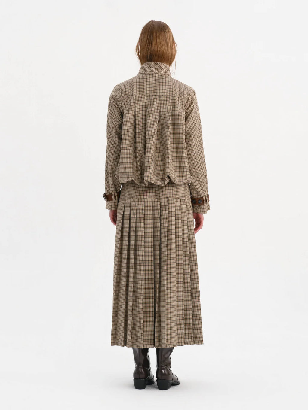 Claudia Jacket Khaki Check