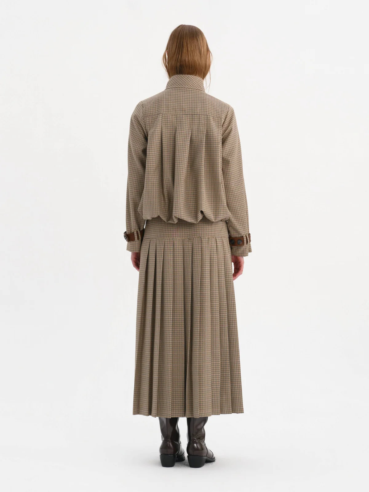 Claudia Jacket Khaki Check
