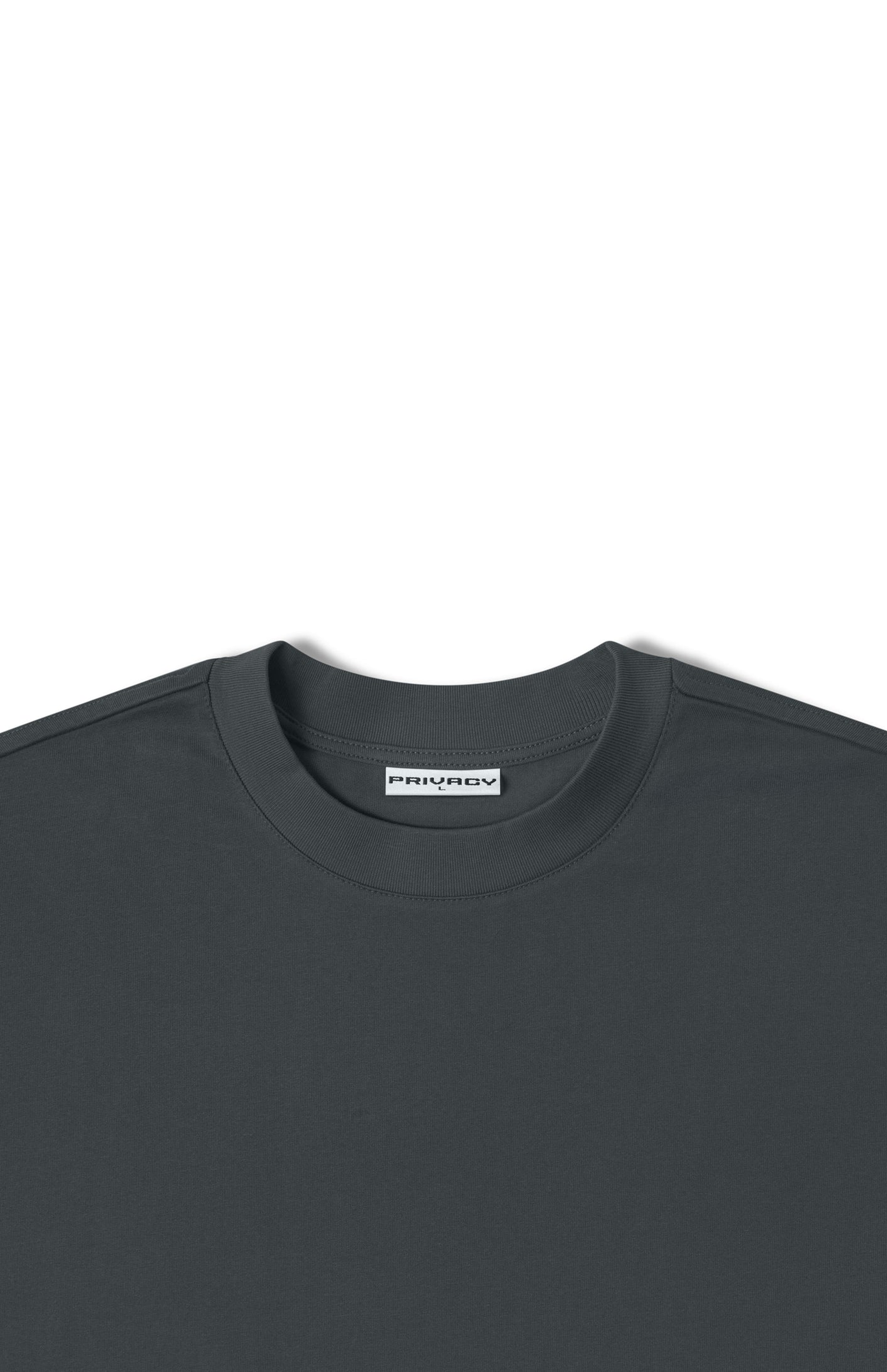 Luxury Blank T-Shirt Charcoal