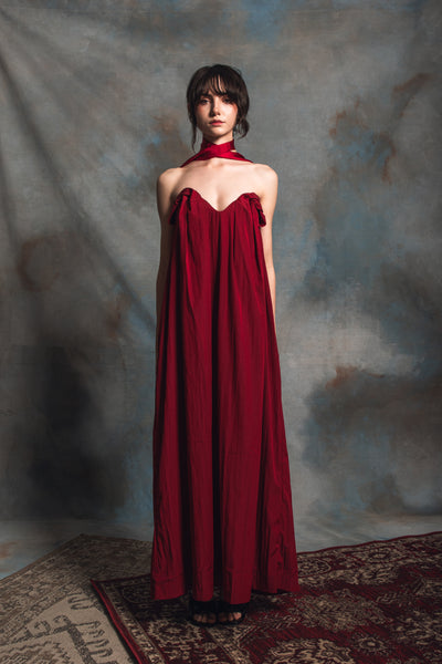 Chloris Berry Maxi Dress