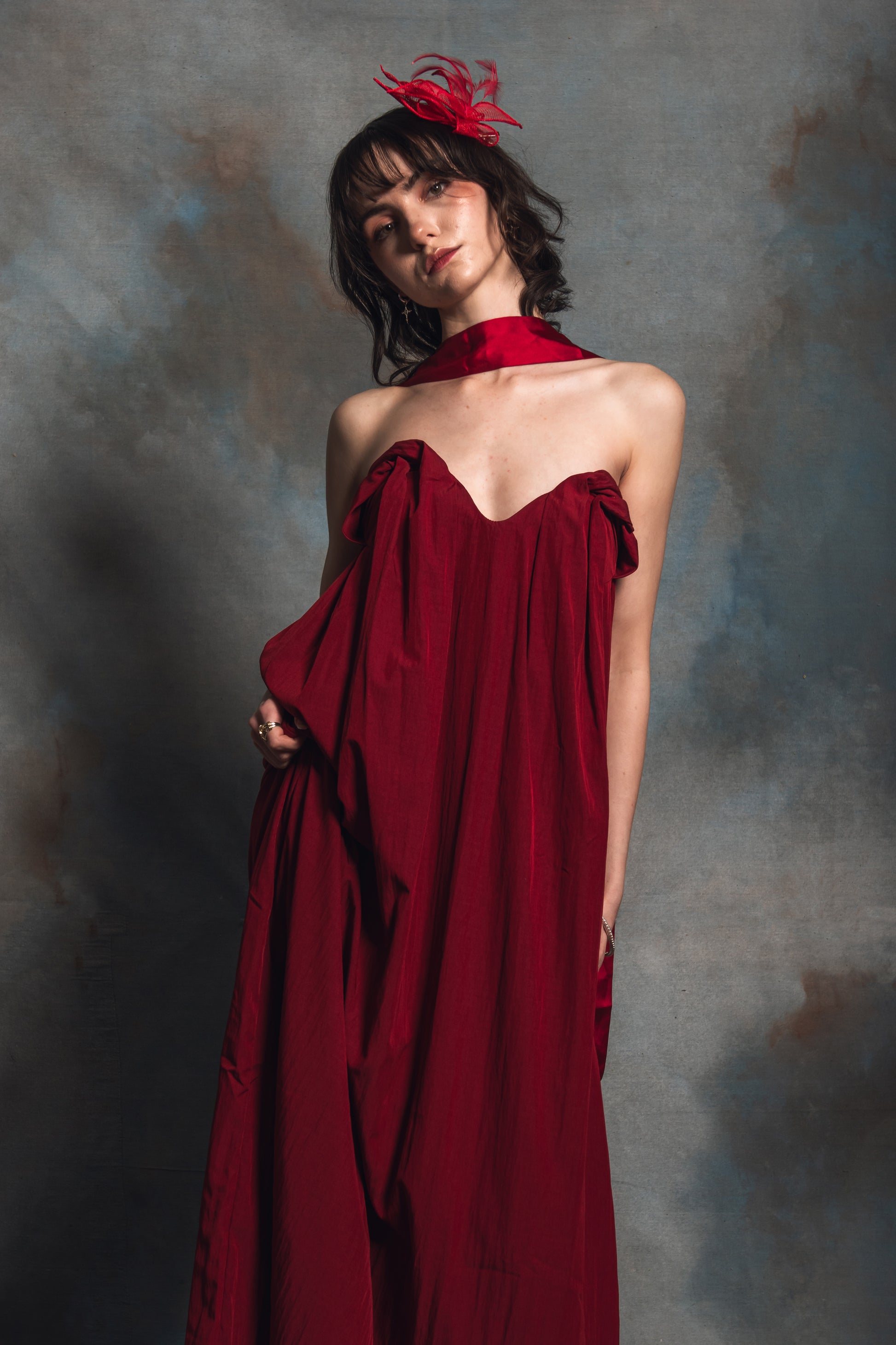 Chloris Berry Maxi Dress