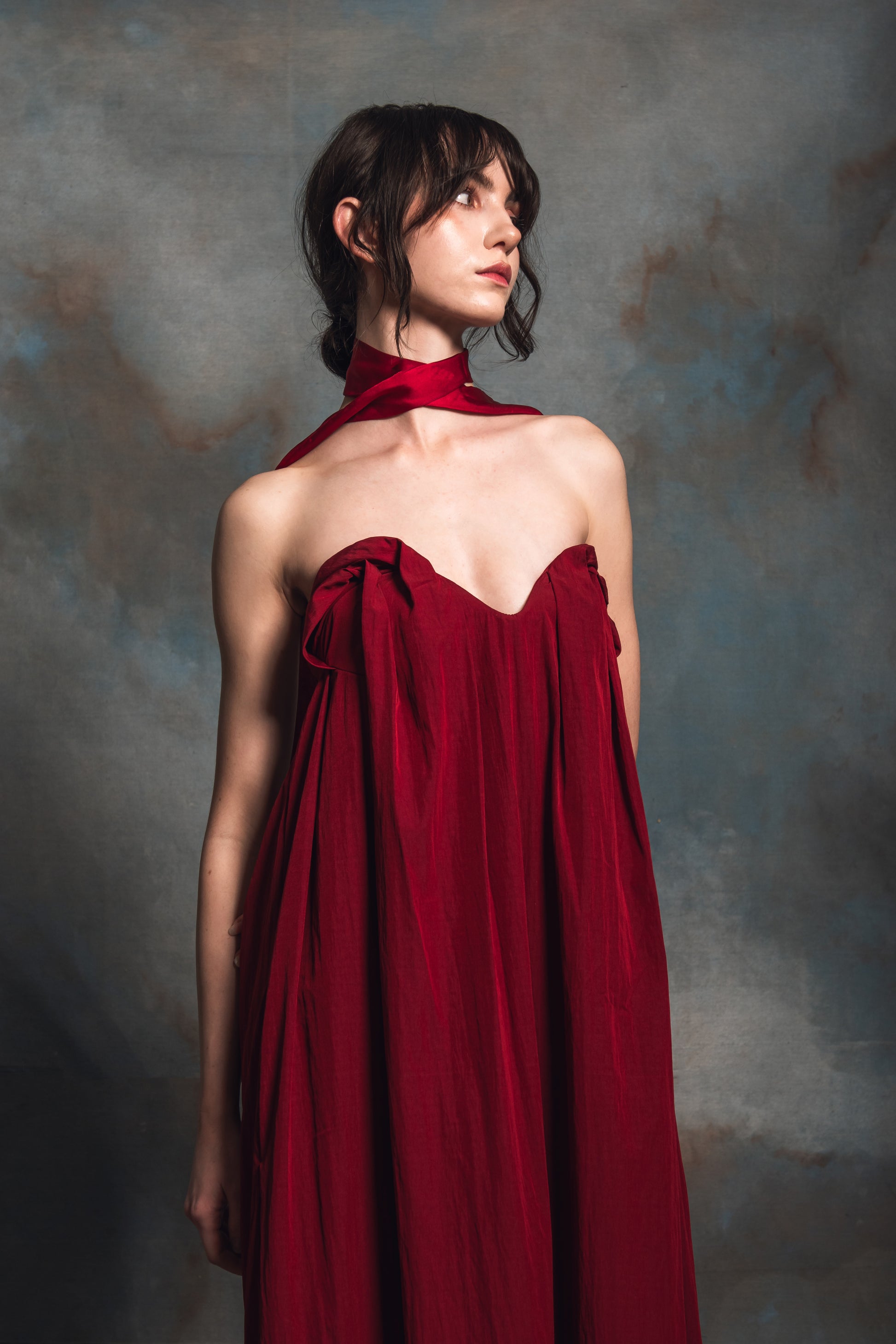 Chloris Berry Maxi Dress