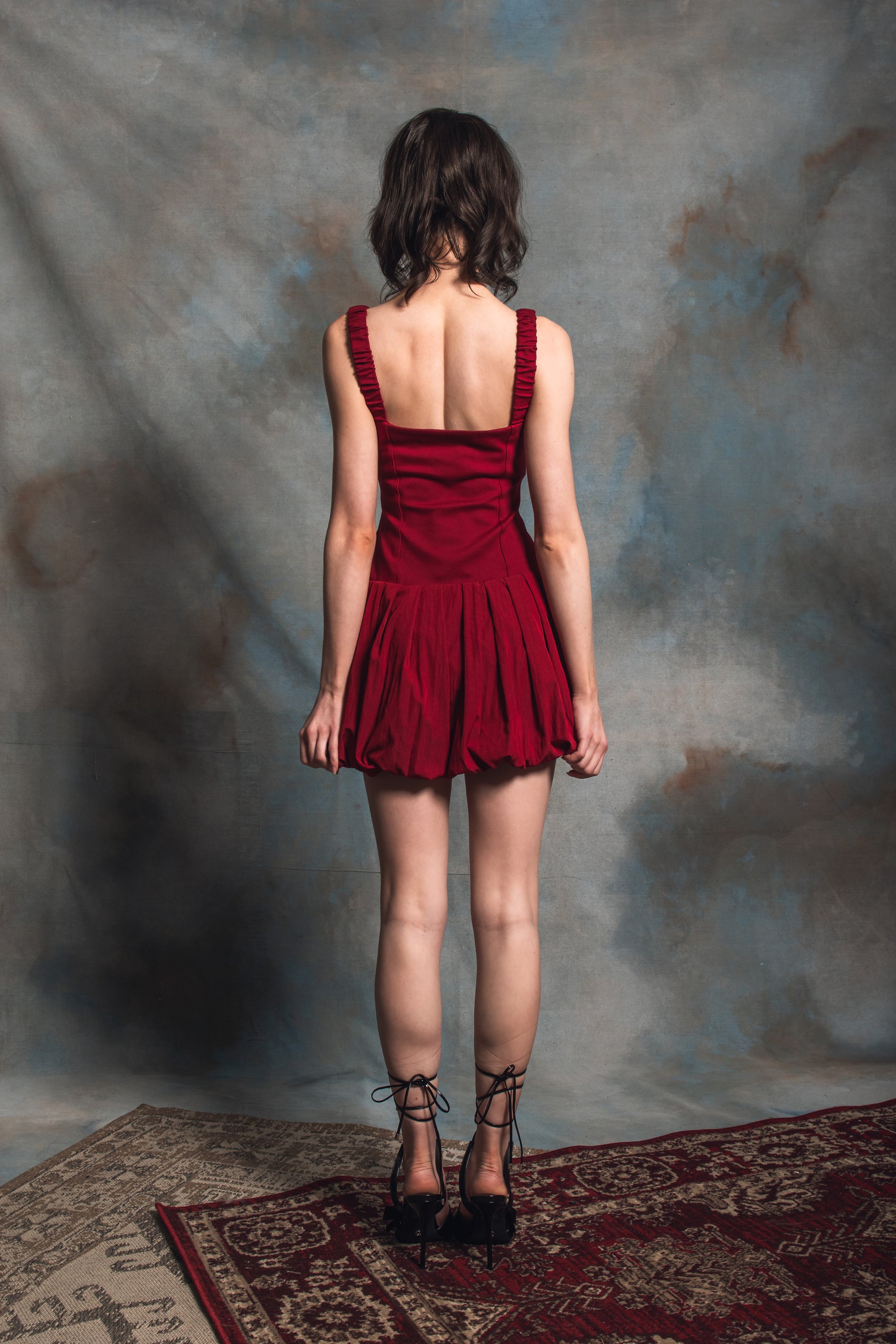 Chloris Berry Mini Dress