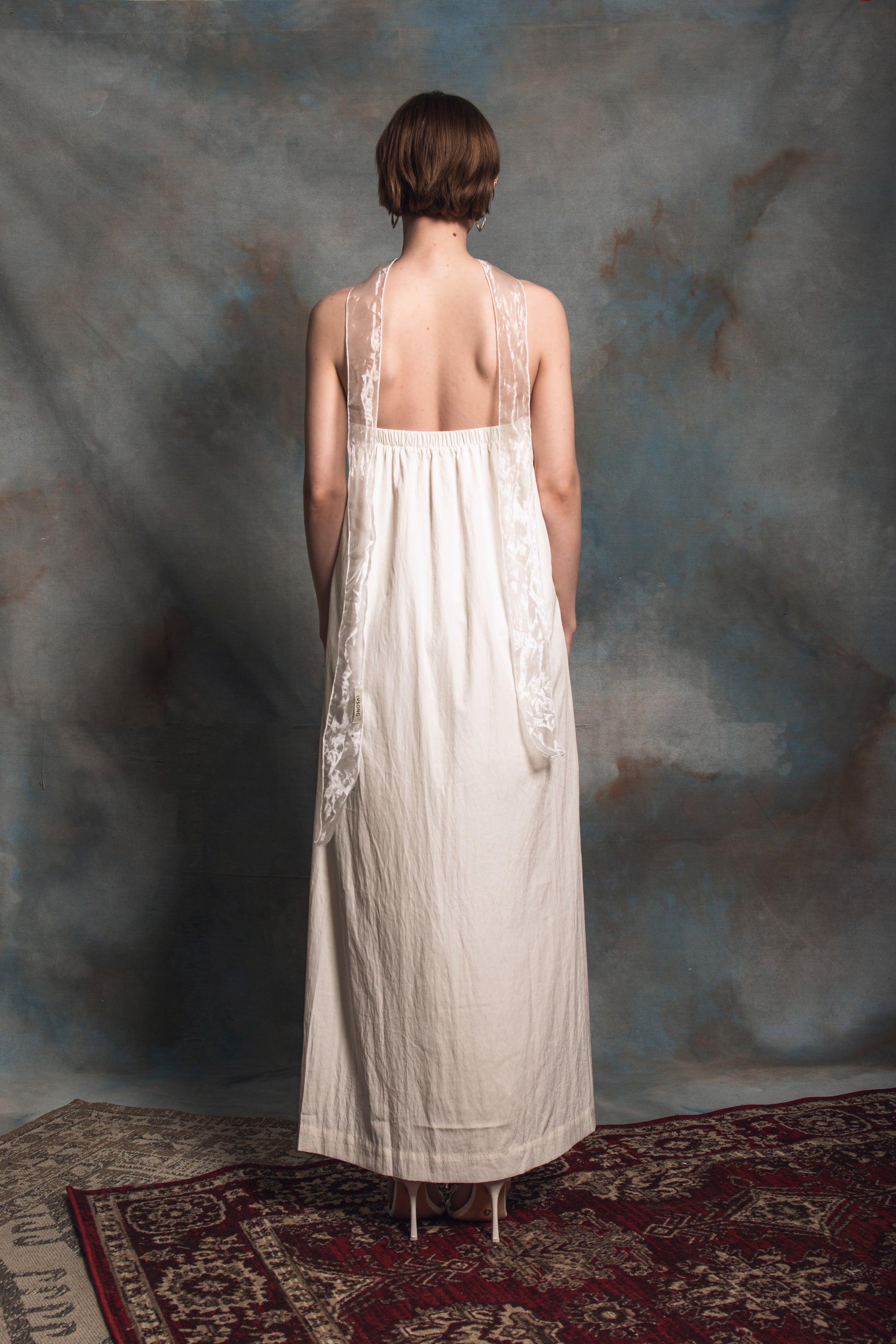 Chloris Ecru Maxi Dress