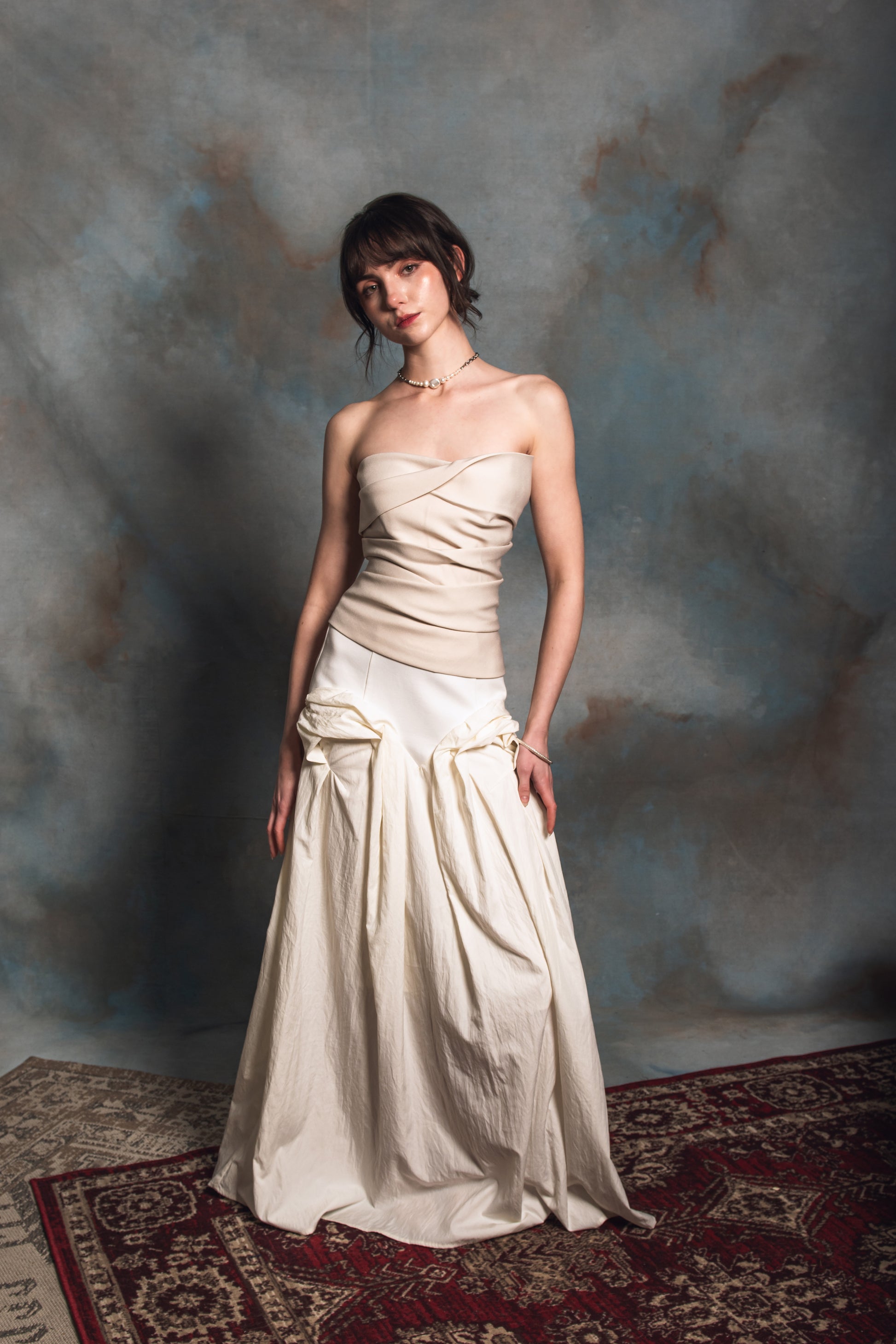 Kakia Chloris Ecru 2-Piece Dress Set