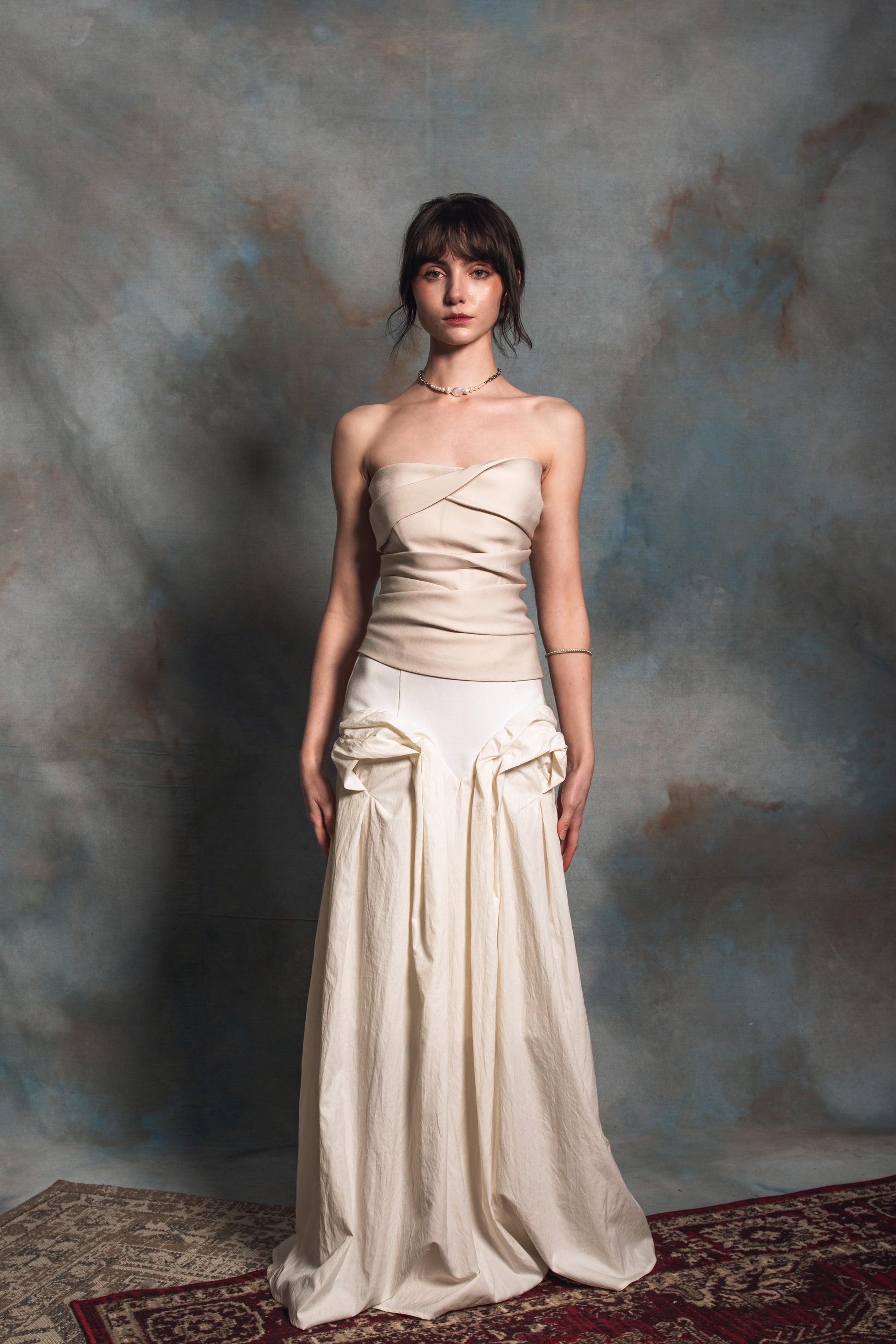 Kakia Chloris Ecru 2-Piece Dress Set