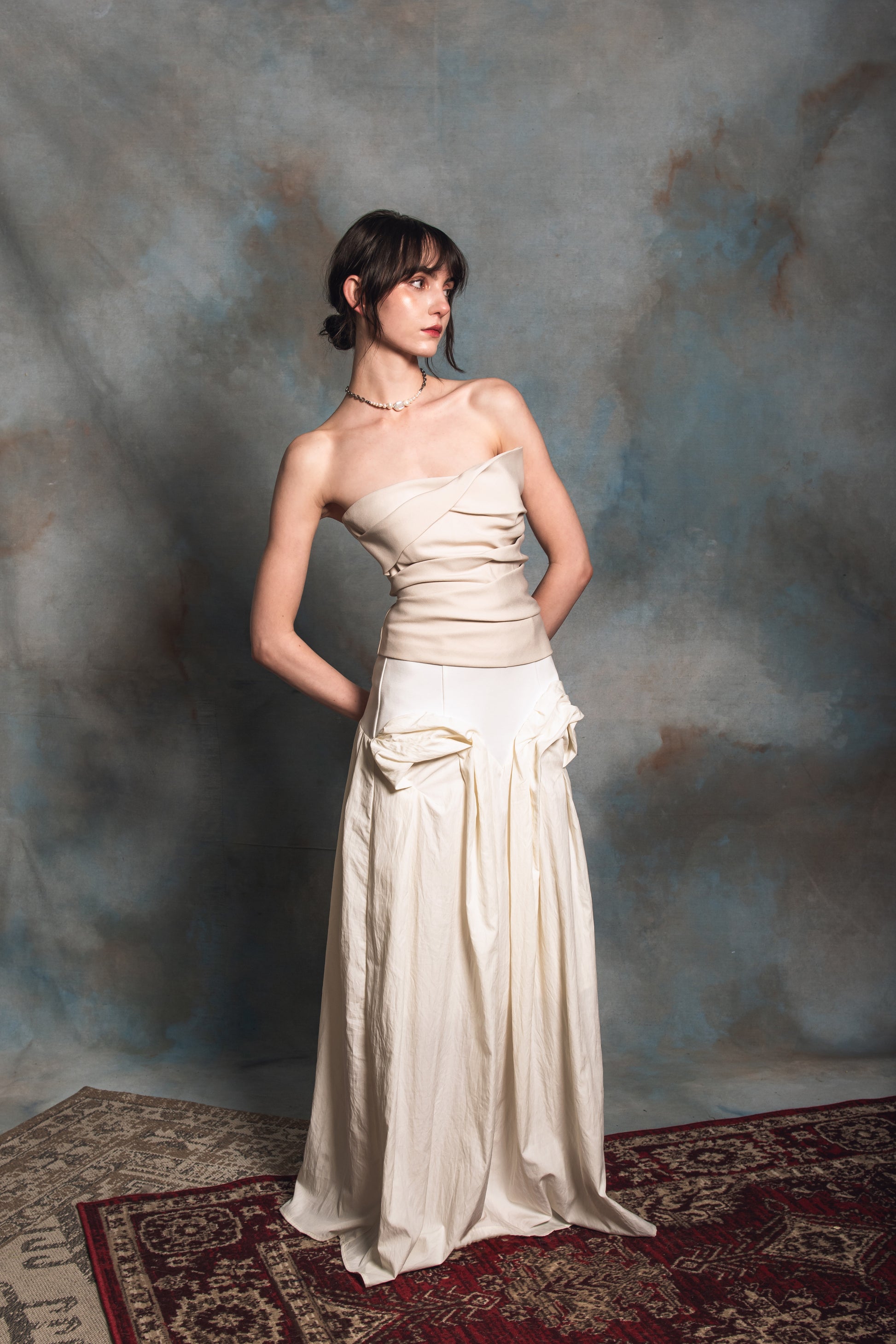 Kakia Chloris Ecru 2-Piece Dress Set