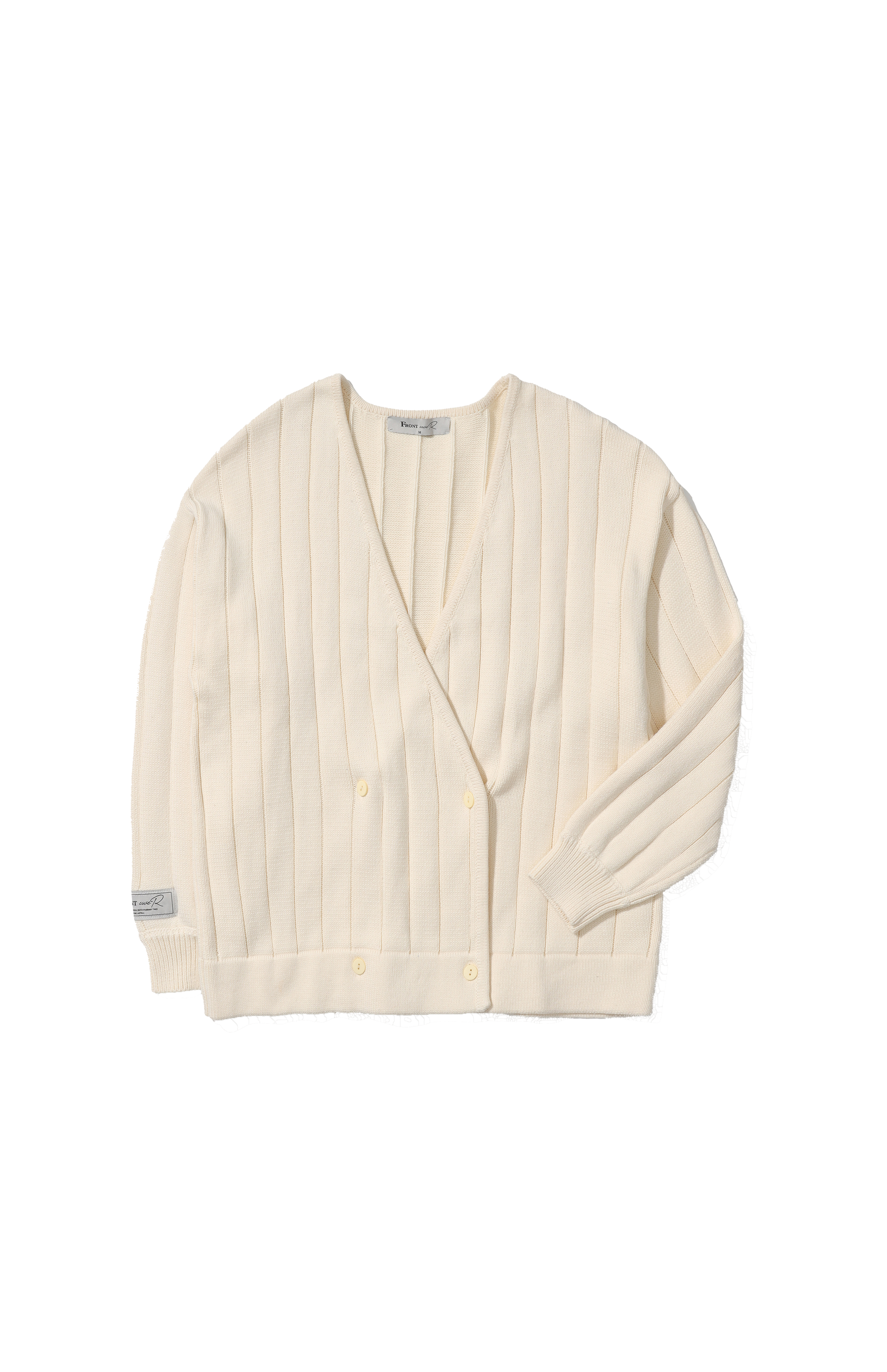 Ivory Double Breasted Cardigan