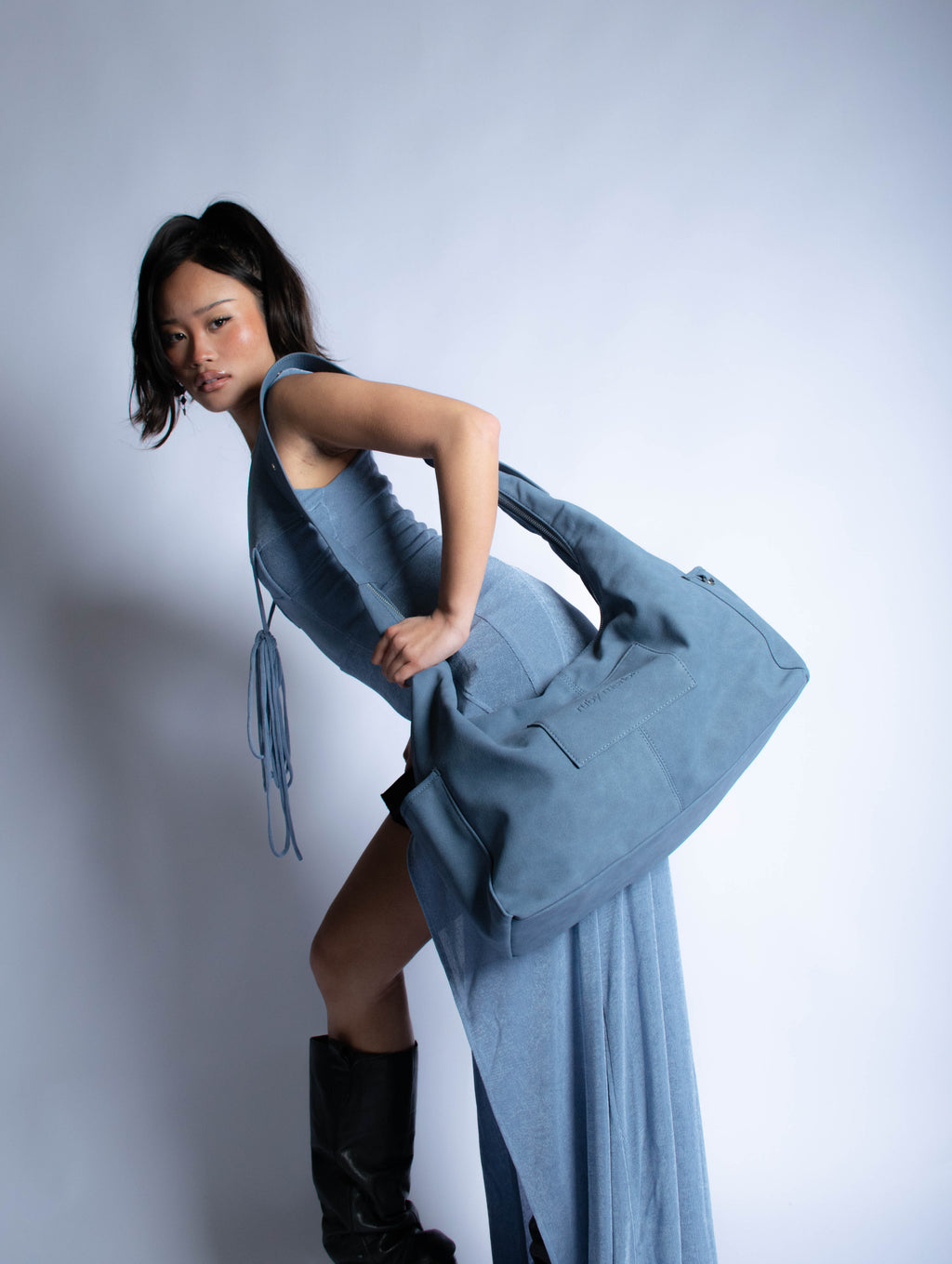 The Classic Ruby Denim Bag