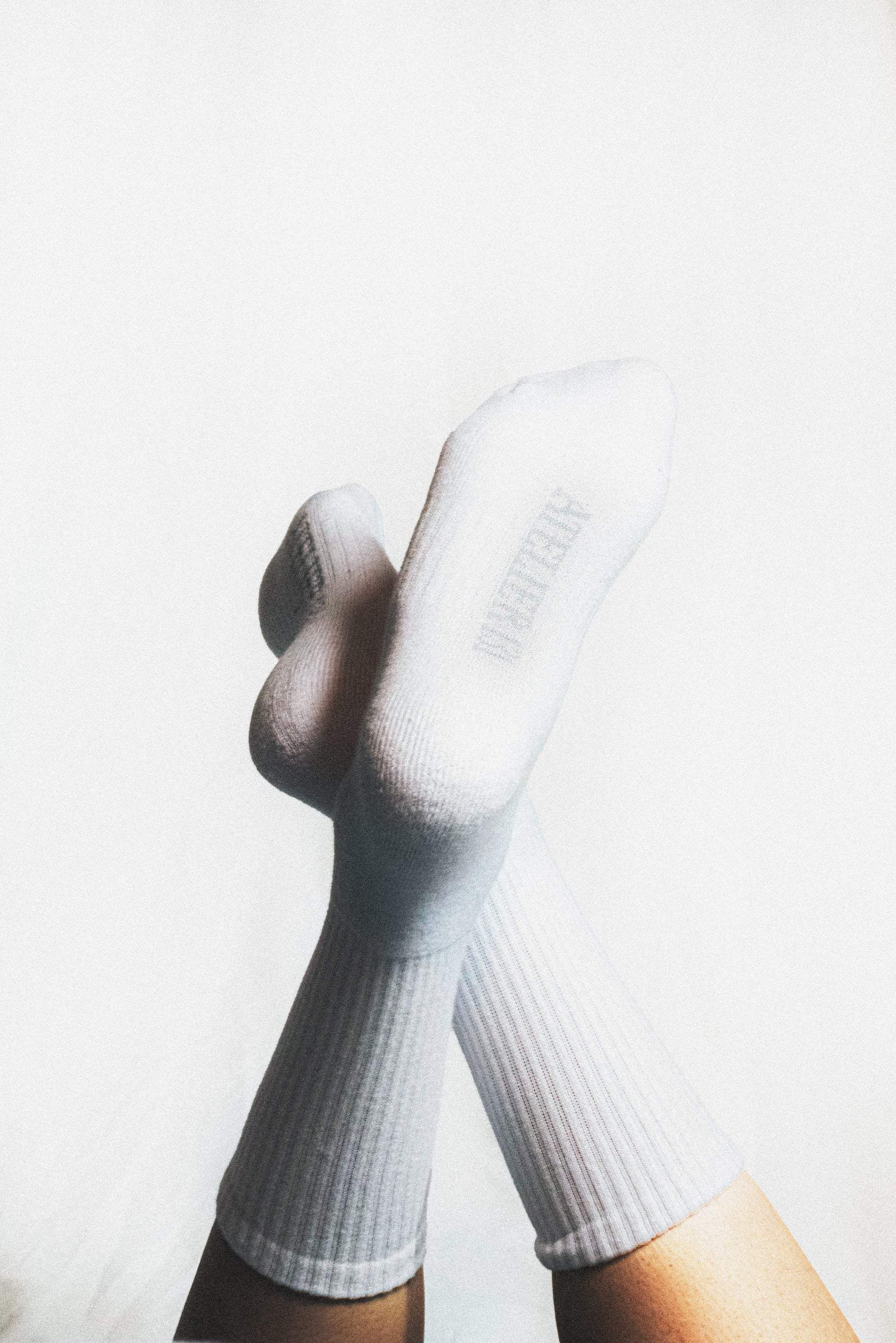 White Everyday Crew Socks