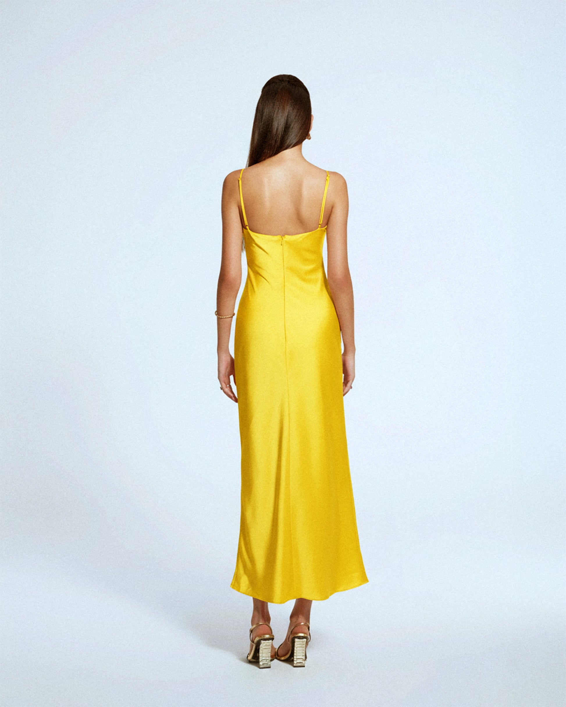 Elara Camisole Slip Dress Long