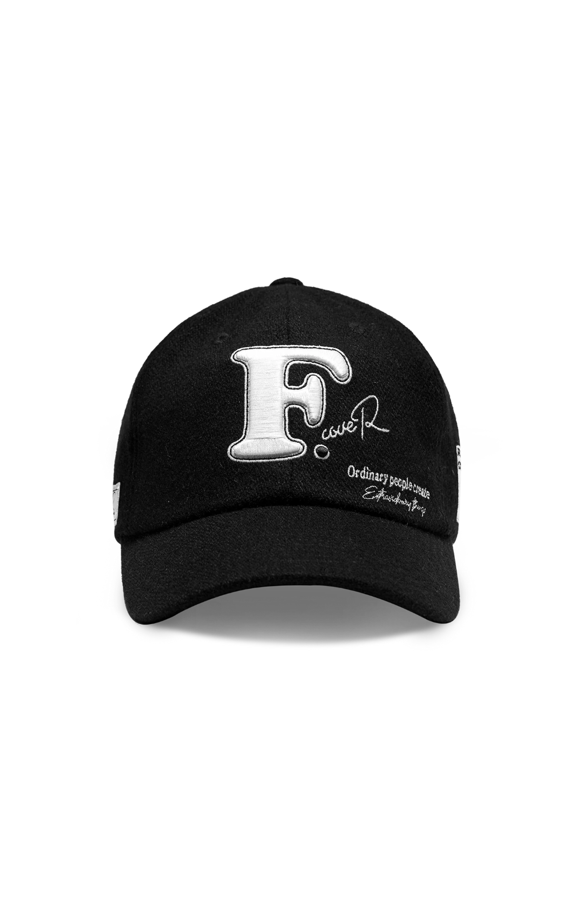 Everyday Logo Ball Cap Black Wool