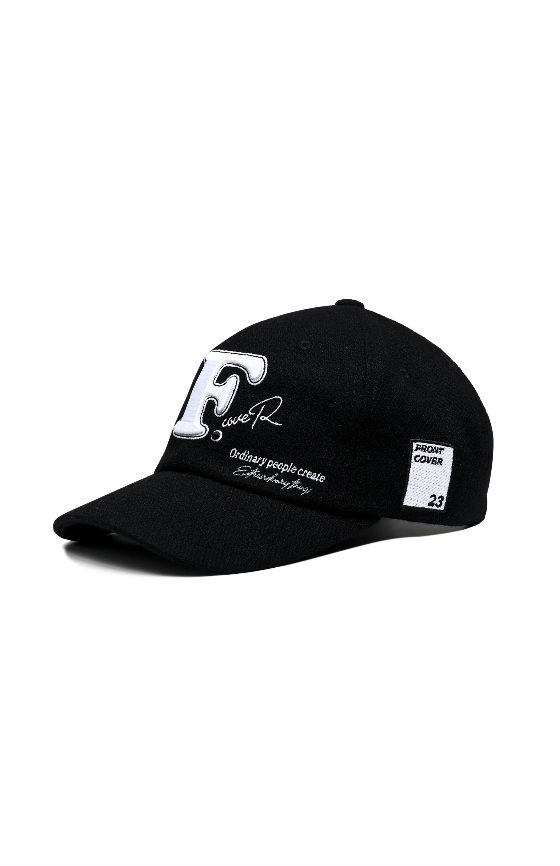 Everyday Logo Ball Cap Black Wool – NOT!CED Everyday Logo Ball Cap Black Wool – NOT!CED