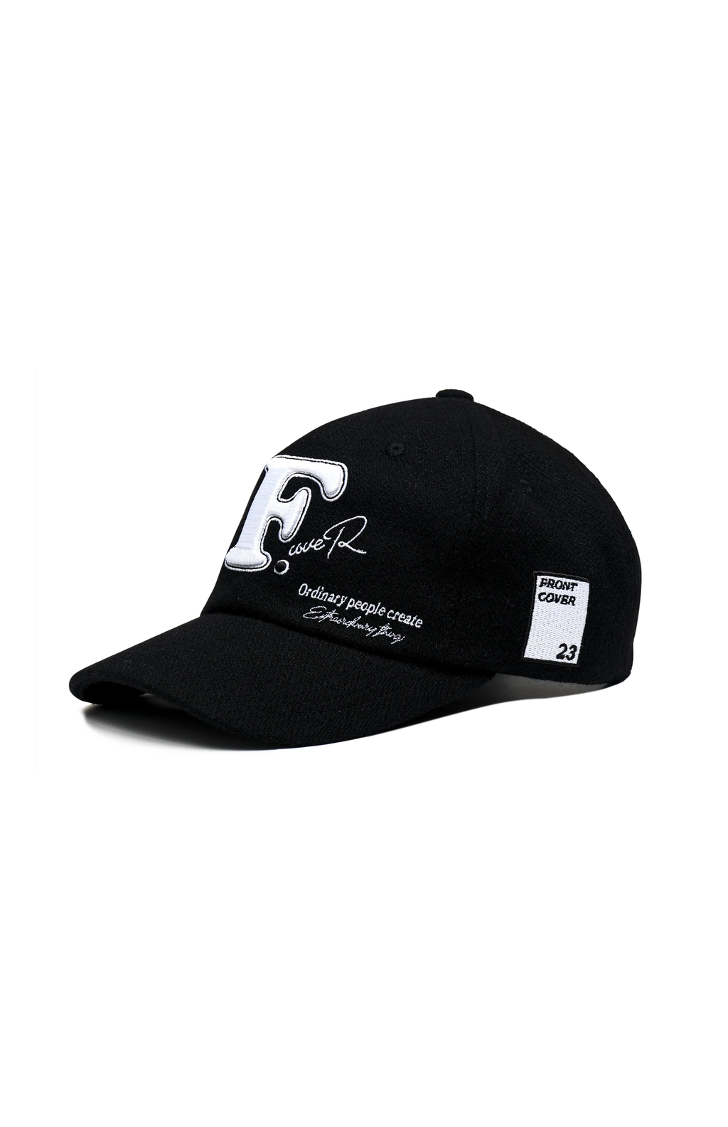 Everyday Logo Ball Cap Black Wool