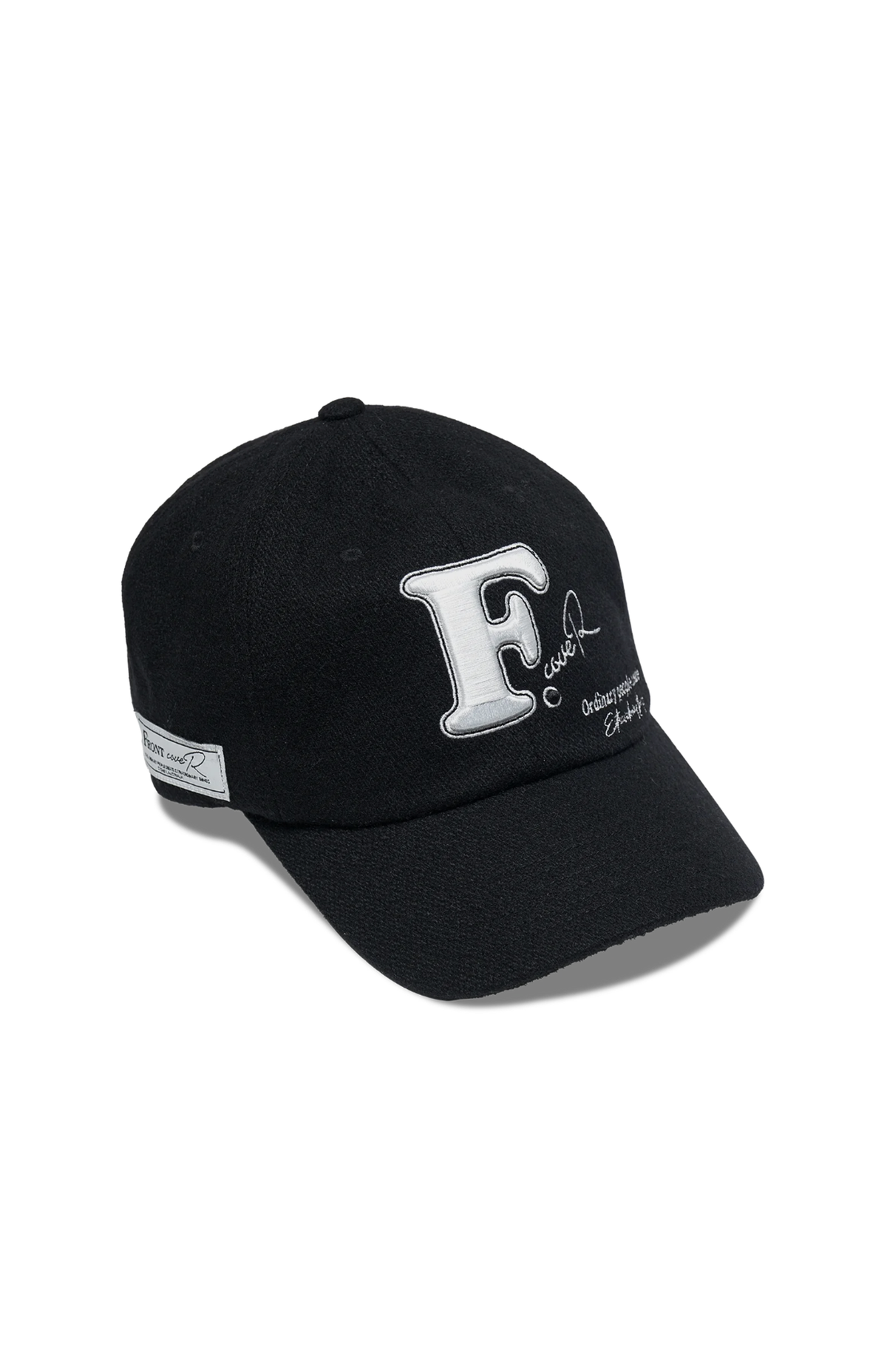 Everyday Logo Ball Cap Black Wool – NOT!CED Everyday Logo Ball Cap Black Wool – NOT!CED