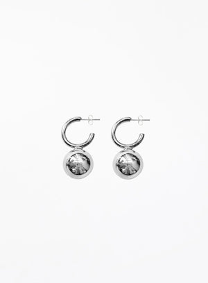 Felicyta Silver Orb Earrings