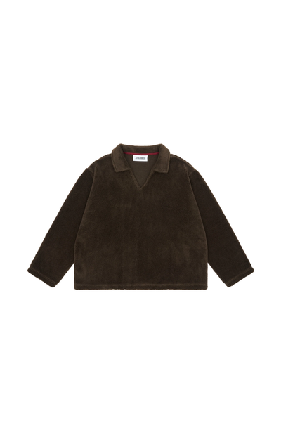 "GRIZZLY" Wool Blend Sherpa Pullover