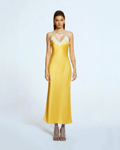 Elara Camisole Slip Dress Long