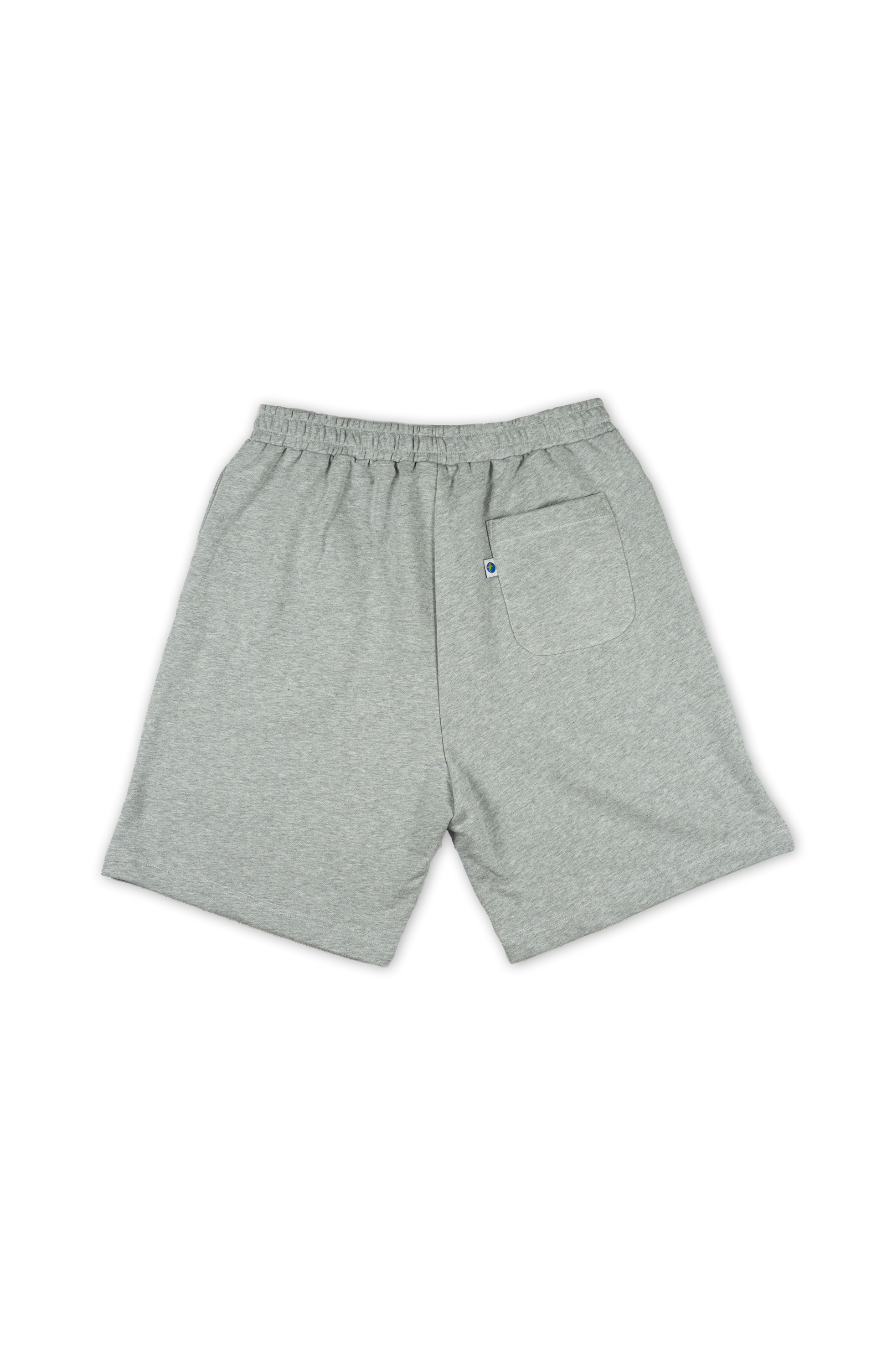 Relaxed Grey Marle Cut Terry Shorts