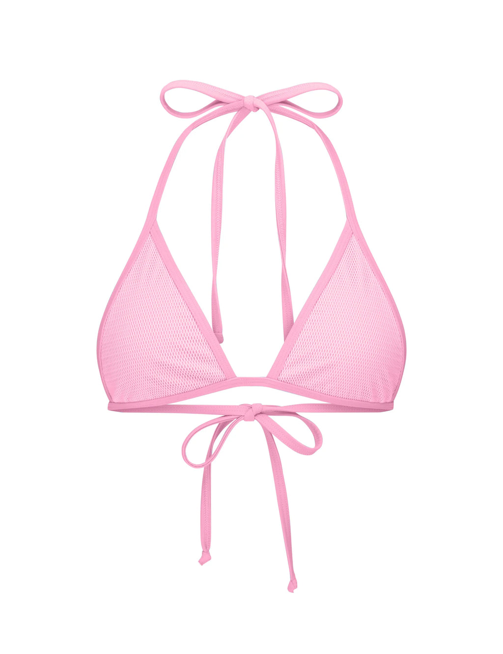 Net Swim Top Candy Pink