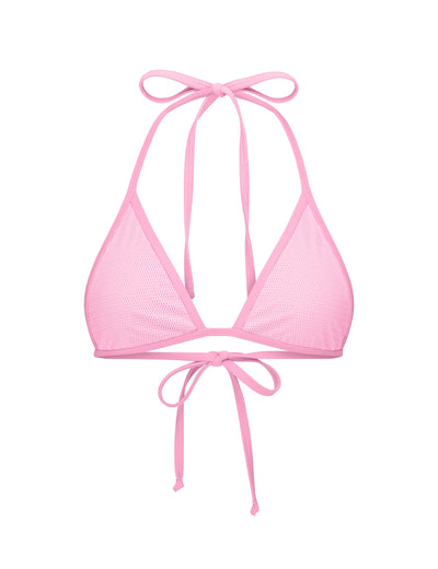 Net Swim Top Candy Pink