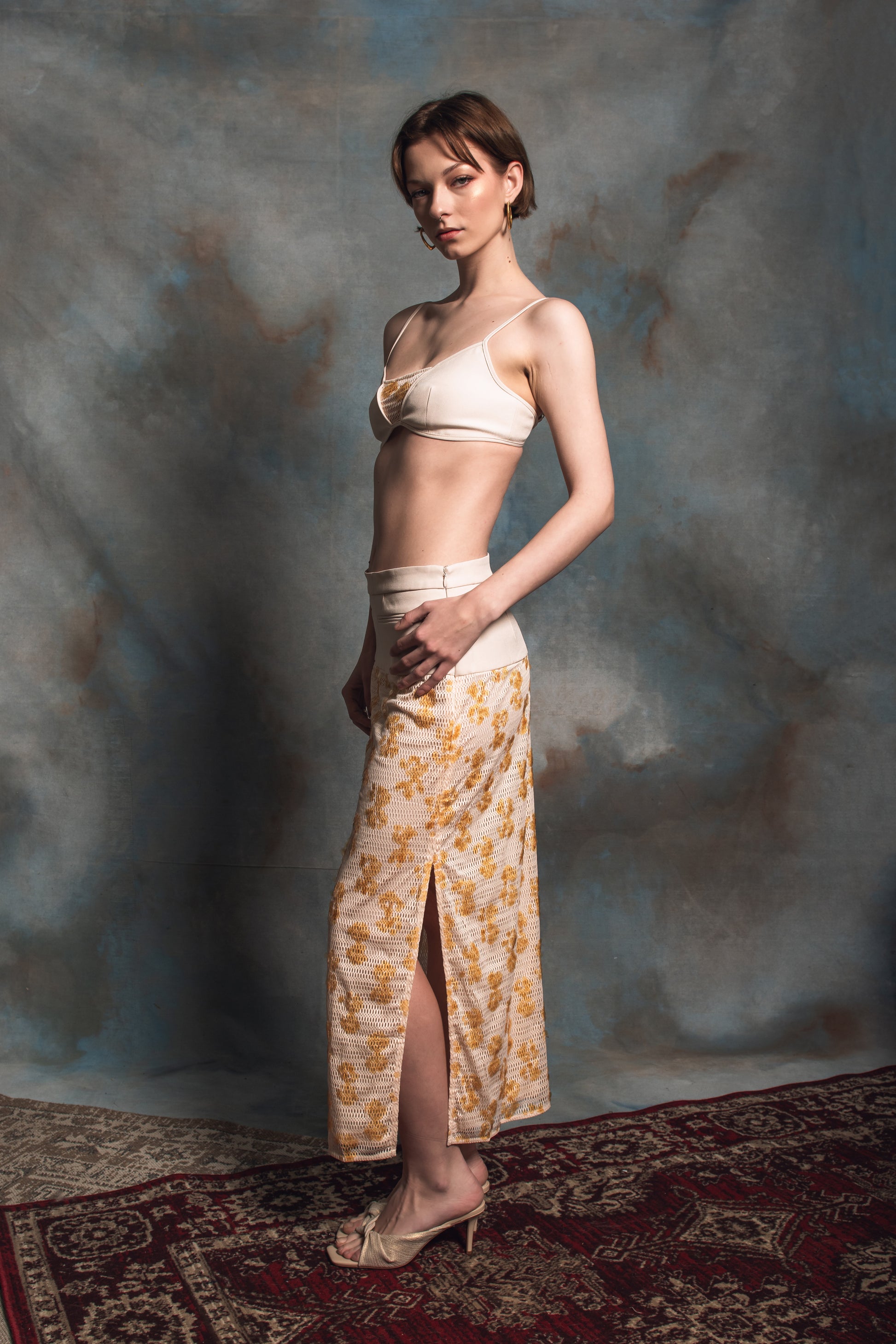 Kakia Ecru Sequin 2-Piece Set
