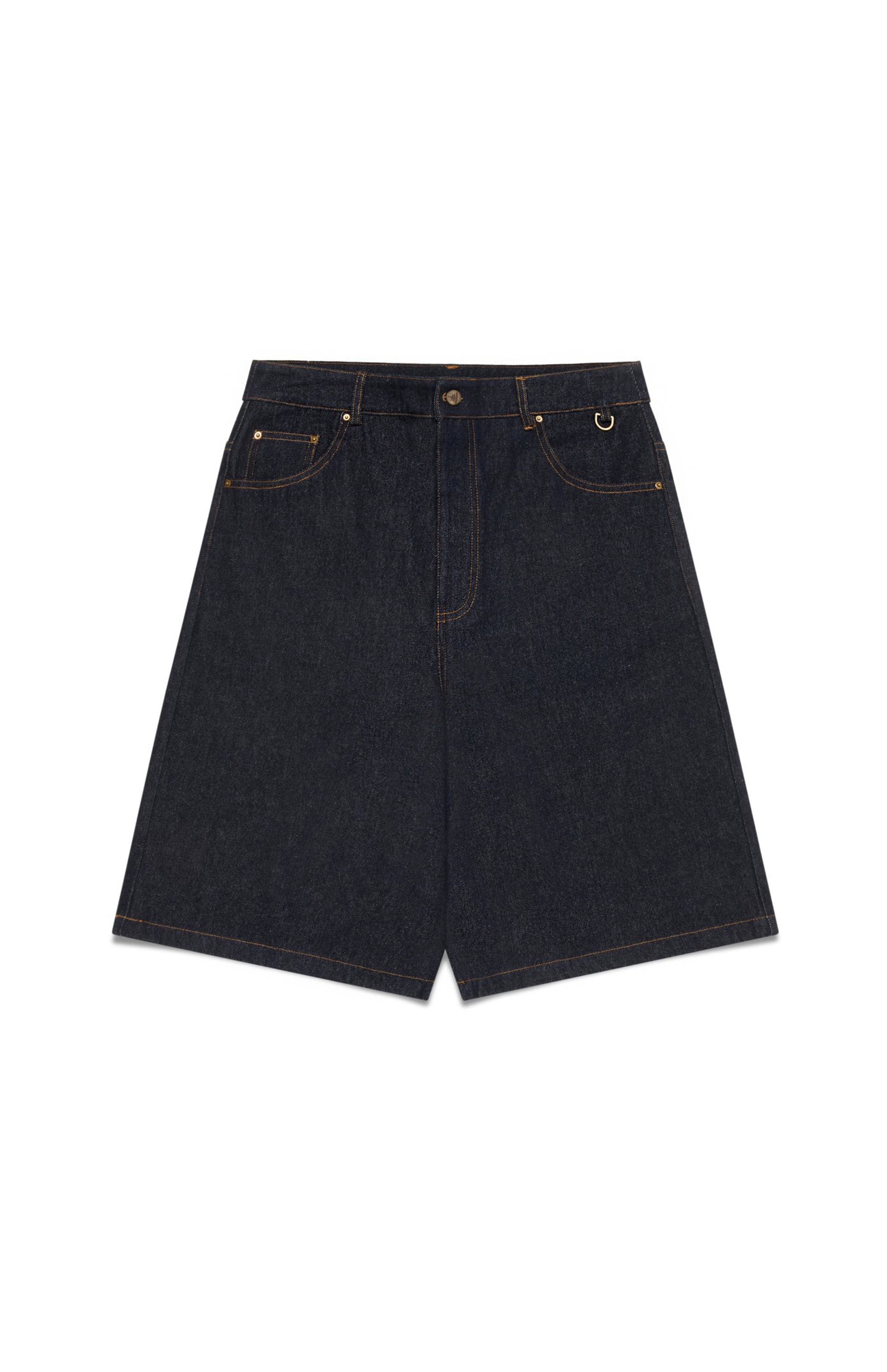 Kanji Denim Shorts