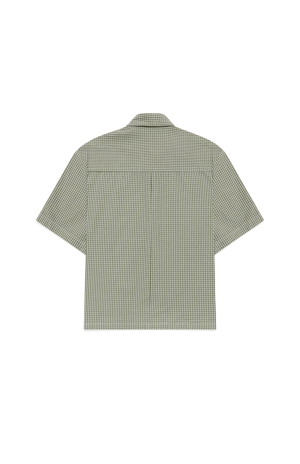 Khaki Boxy Script Shirt