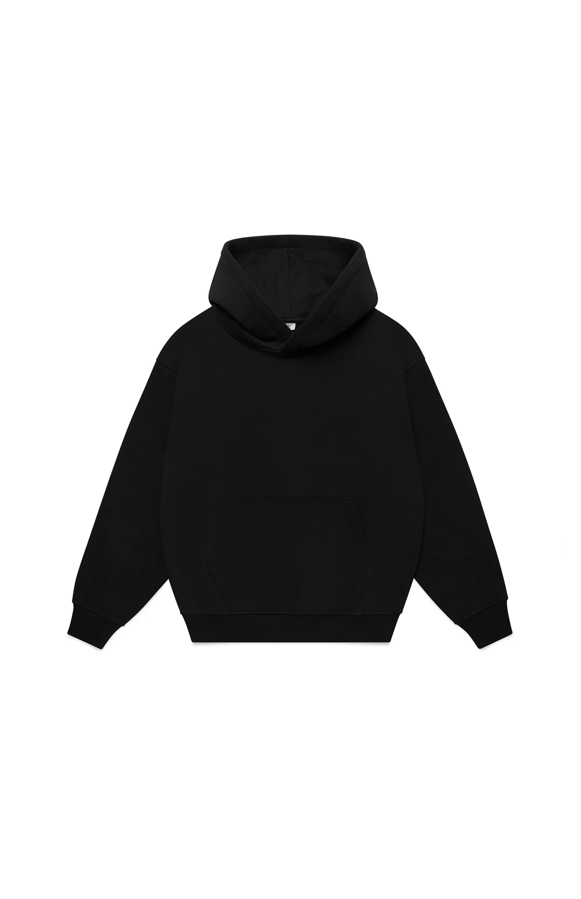 Luxury Blank Hoodie Black
