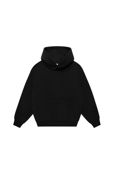 Luxury Blank Hoodie Black