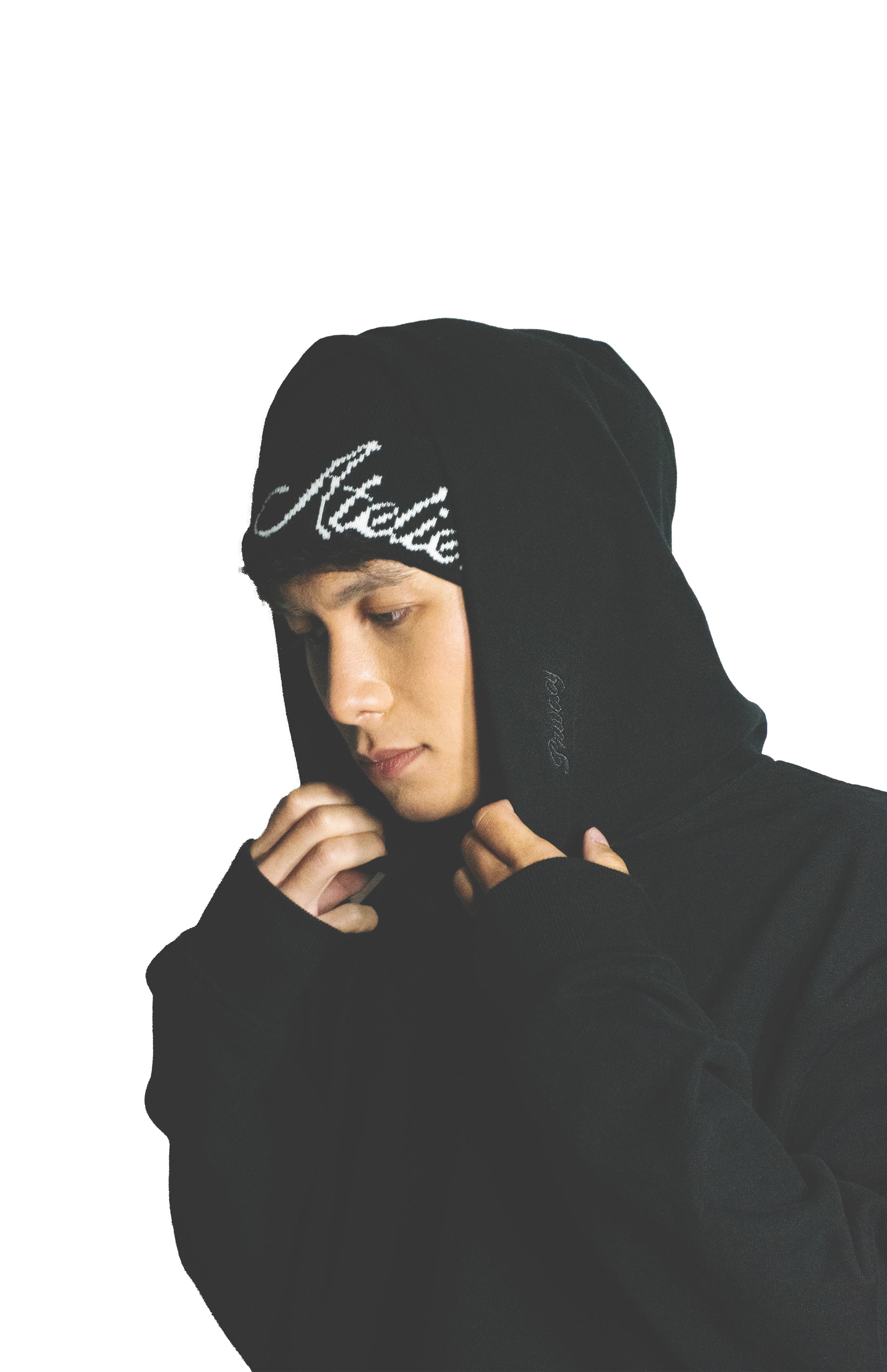 Luxury Blank Hoodie Washed Black