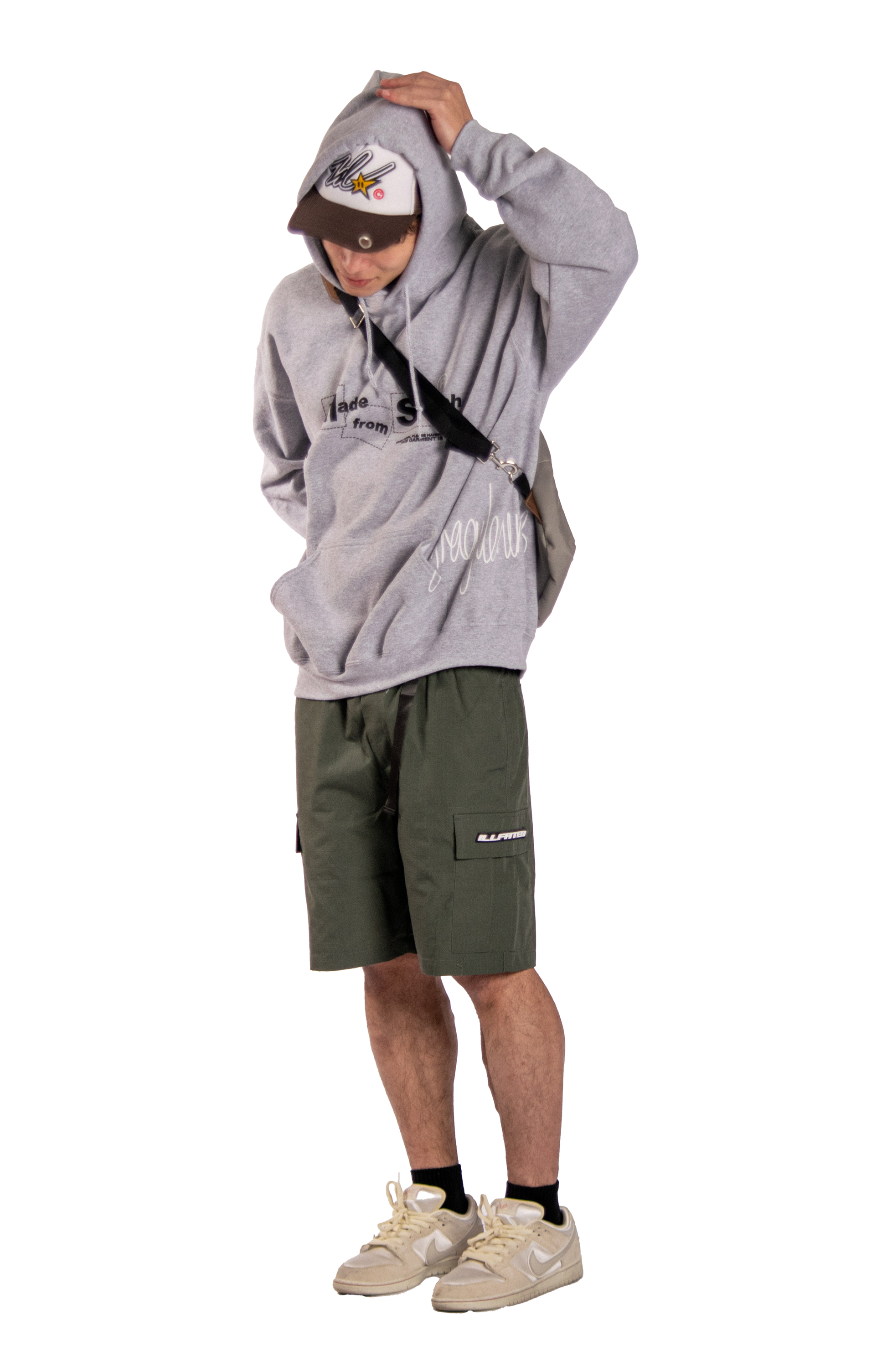 "MADE FROM SCRATCH" Hoodie Grey
