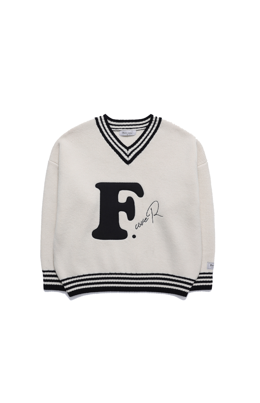 Monogram Wool Black Sweater
