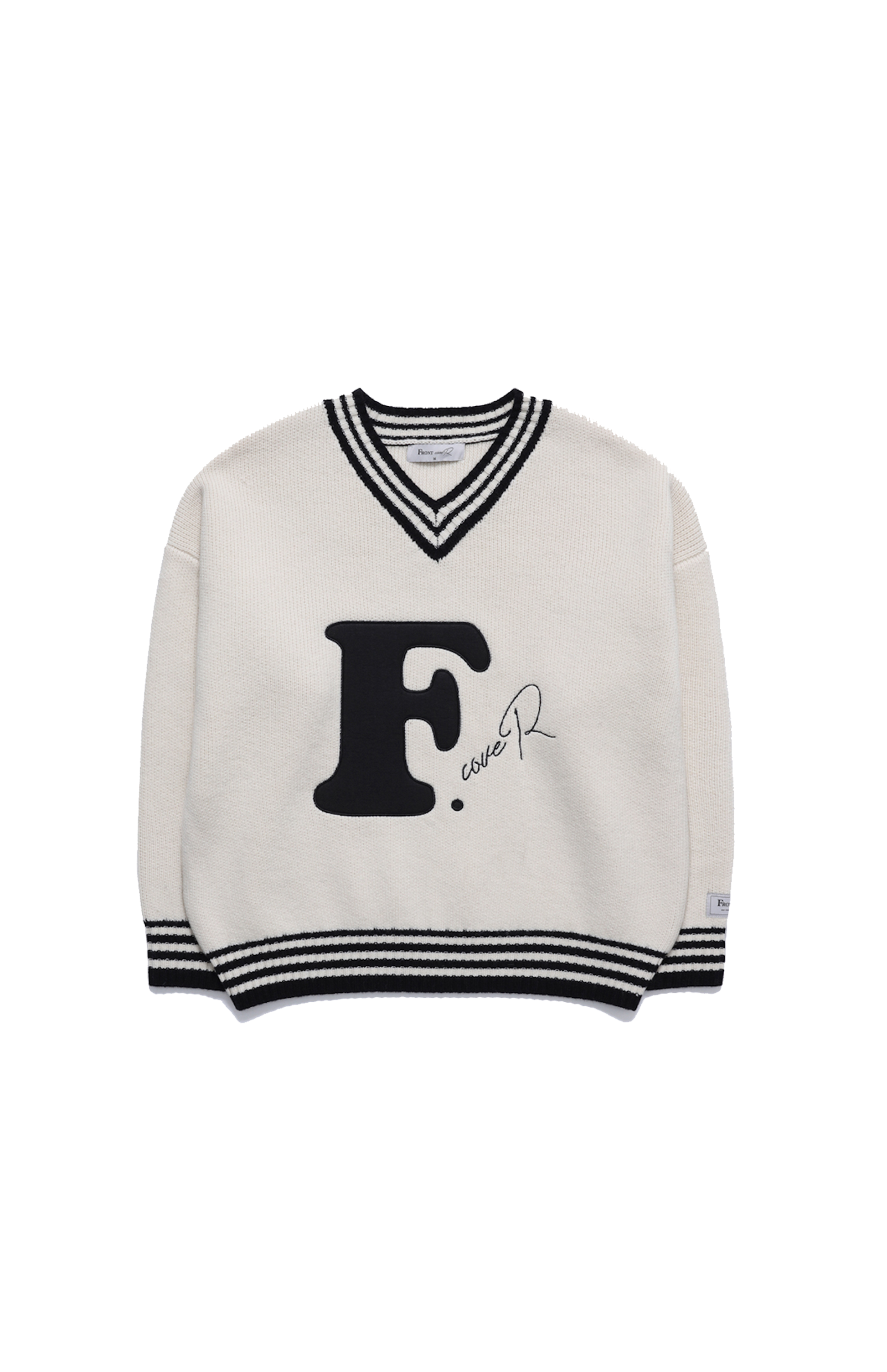 Monogram Wool Black Sweater