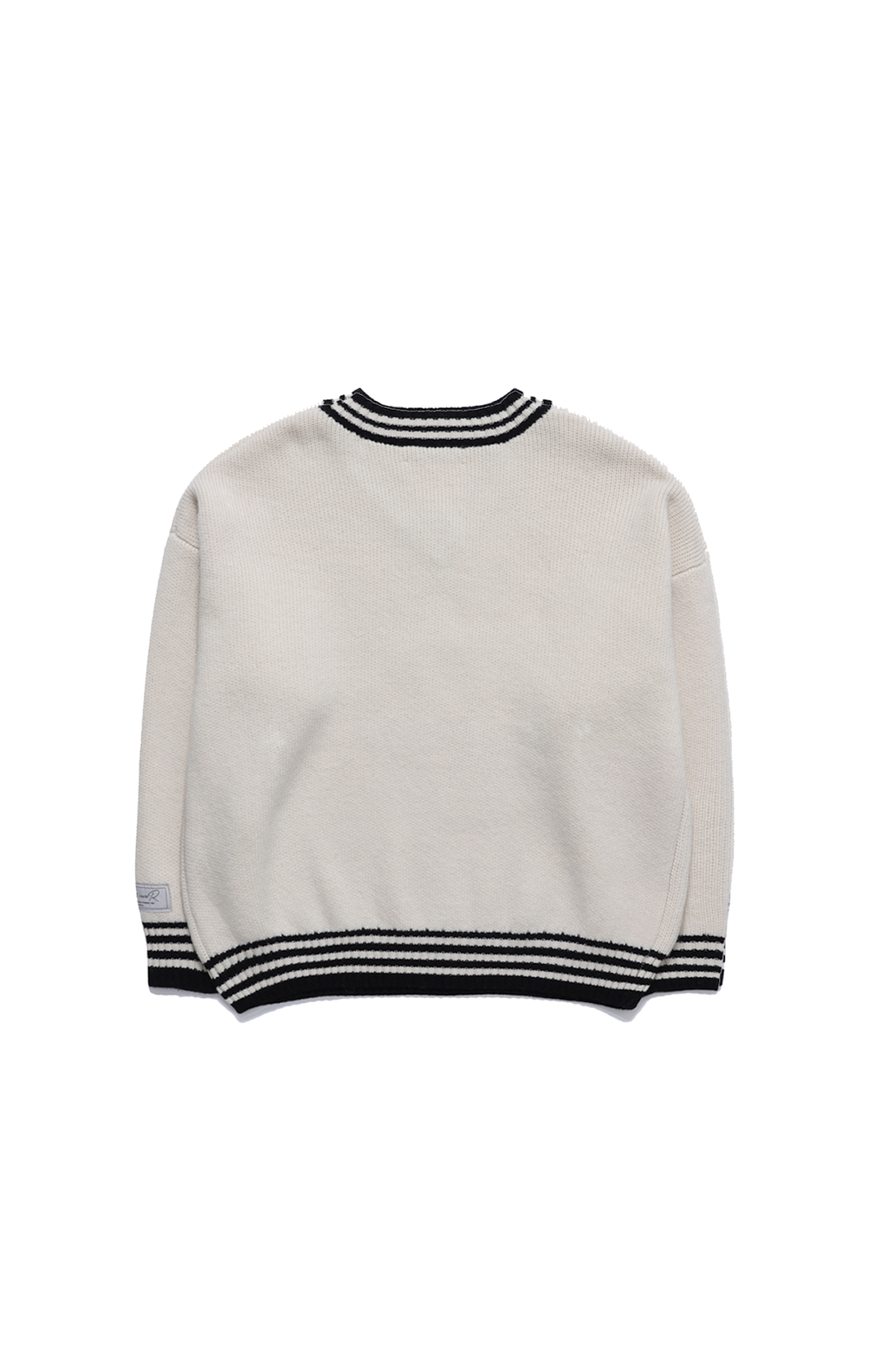 Monogram Wool Black Sweater