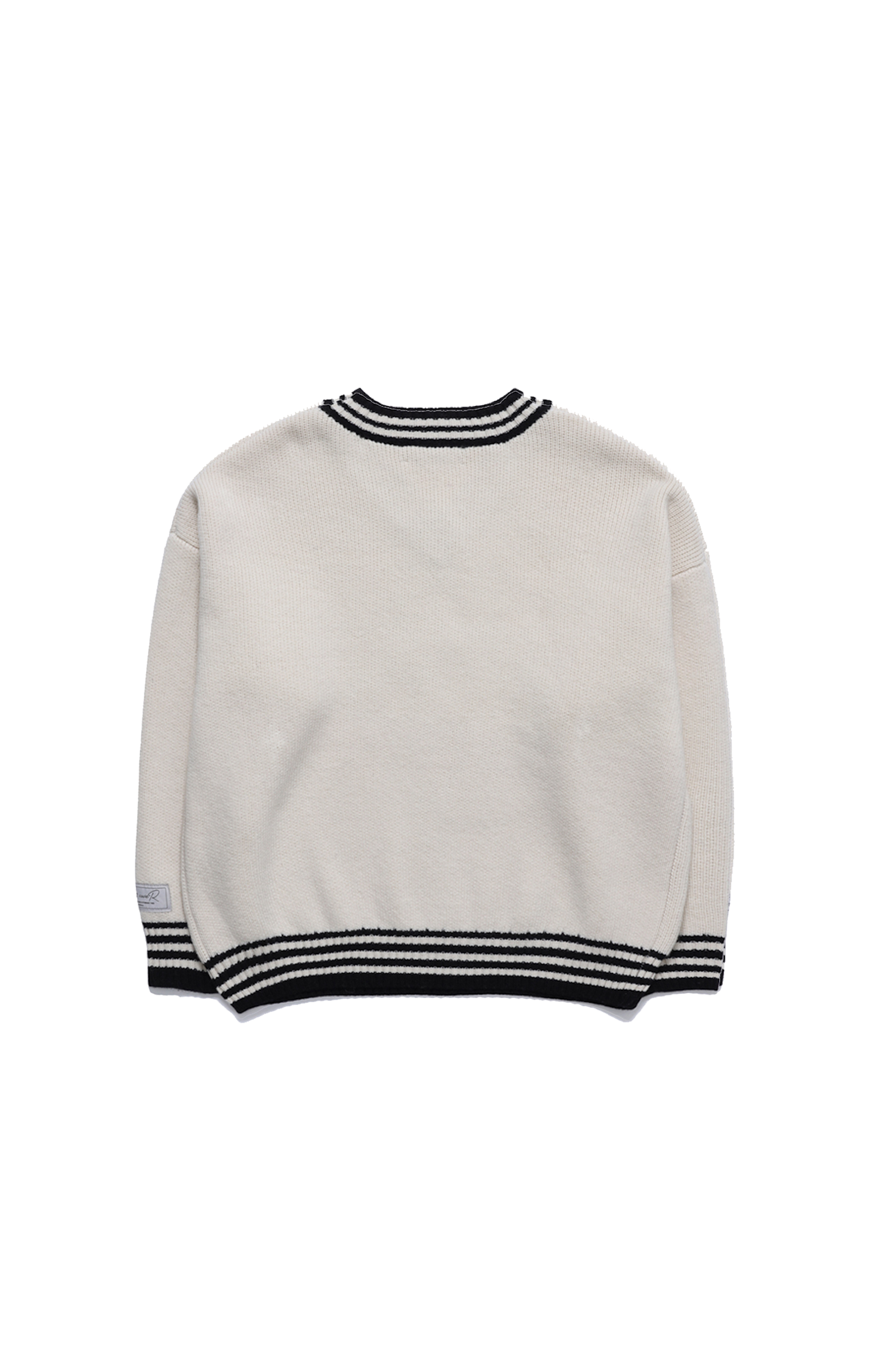 Monogram Wool Black Sweater