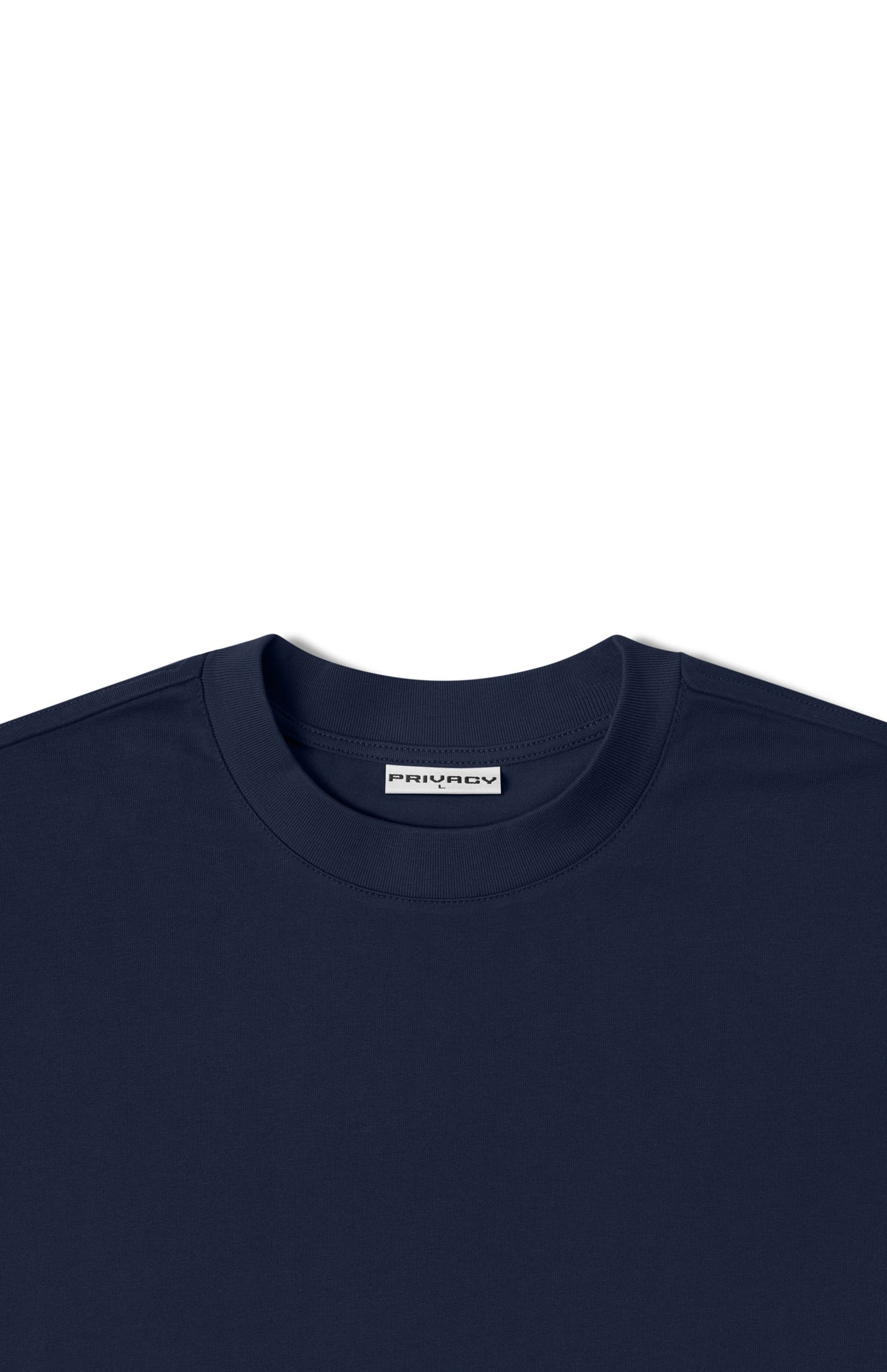 Luxury Blank T-Shirt Navy