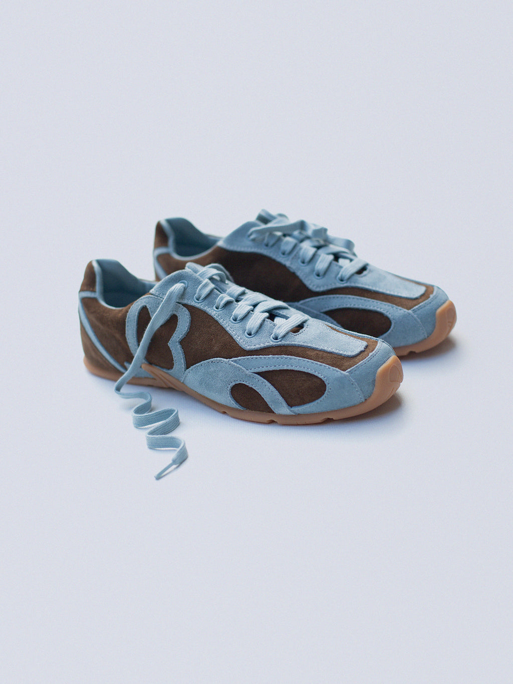 Object Suede Low-Top Sneakers Dusted Sky / Cocoa Gum
