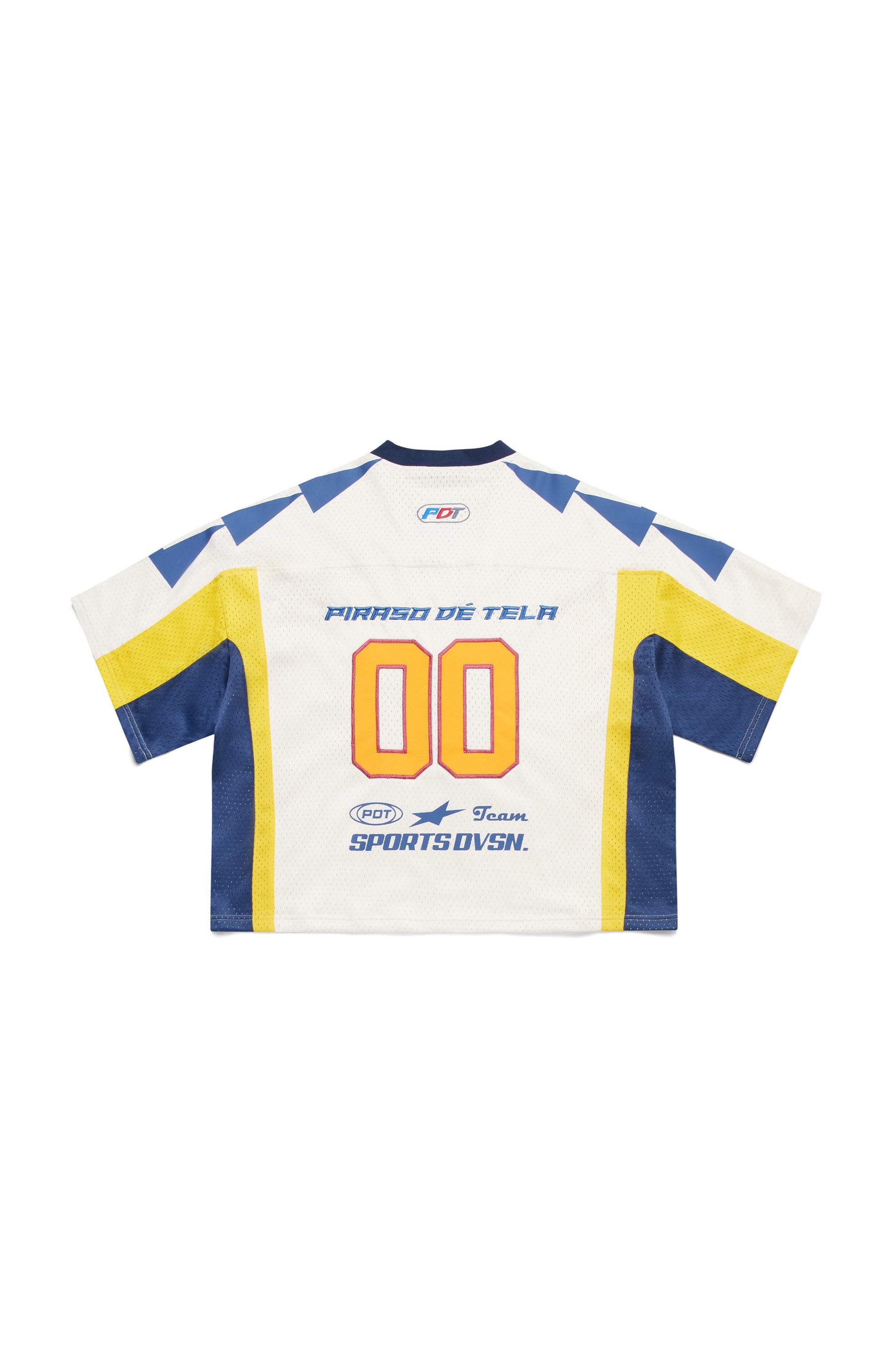 Yellow Blue Sports Division Jersey