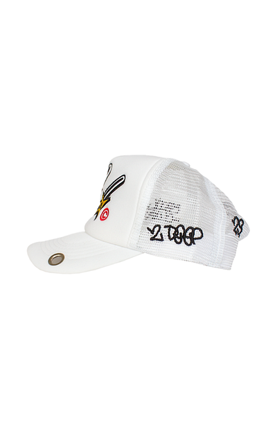 Signature Trucker Hat White